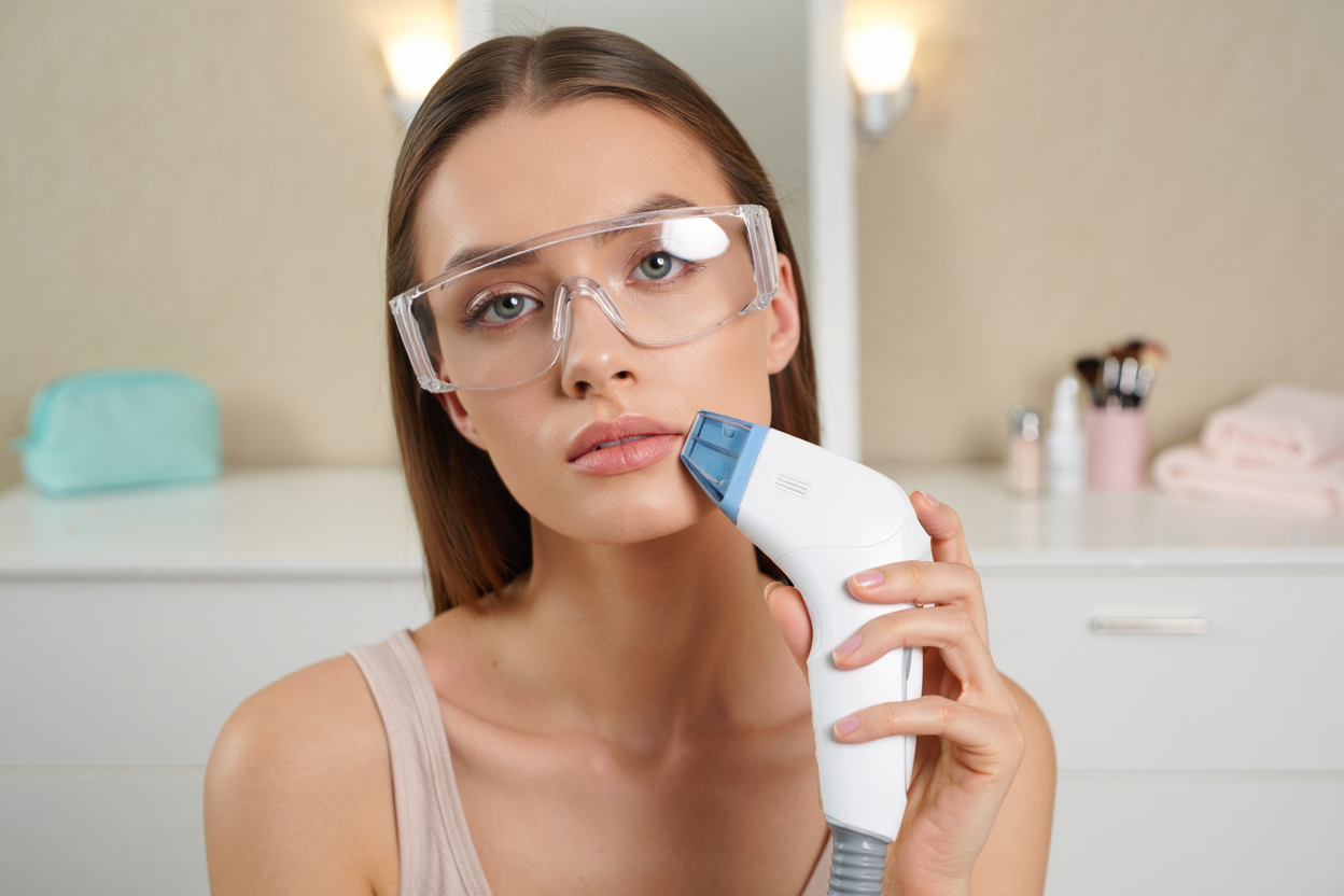 Épilation du visage